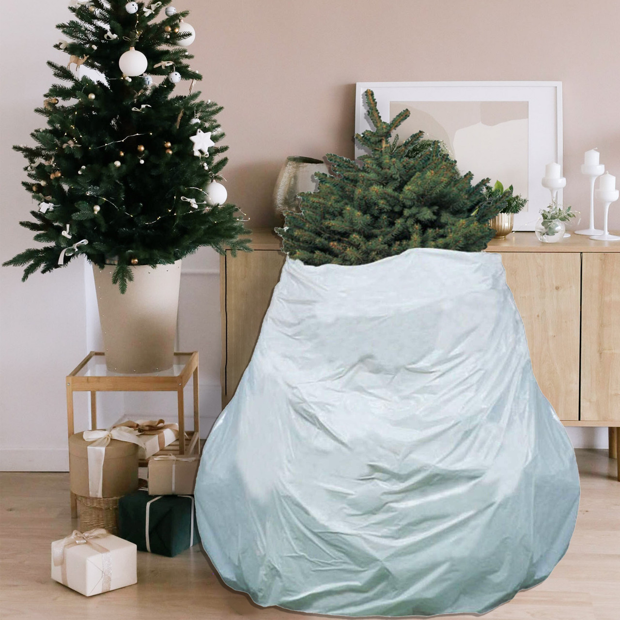 Christmas Tree Removal Bag Fits up to 7.5' Tree Christmas Central